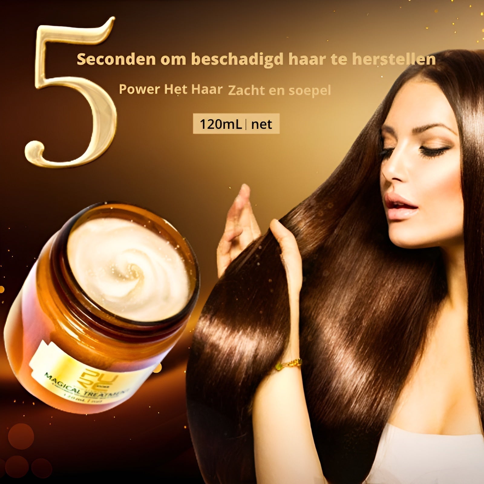 Haarmaske Reparatur für seidig-weiches Haar - Natürliche Pflege 120ml