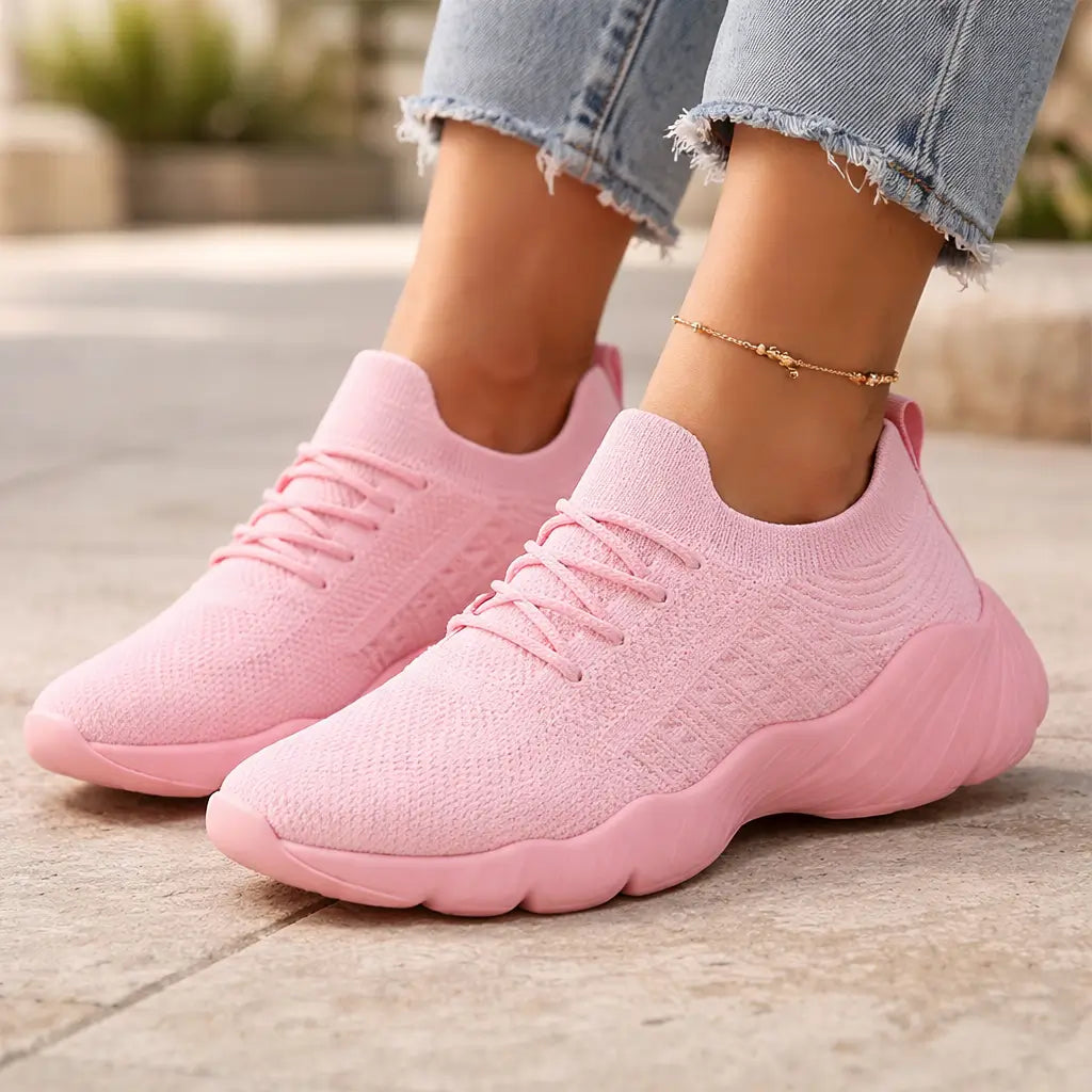 Orthopädische Sneaker mit breiter Zehenbox und Gelpolster