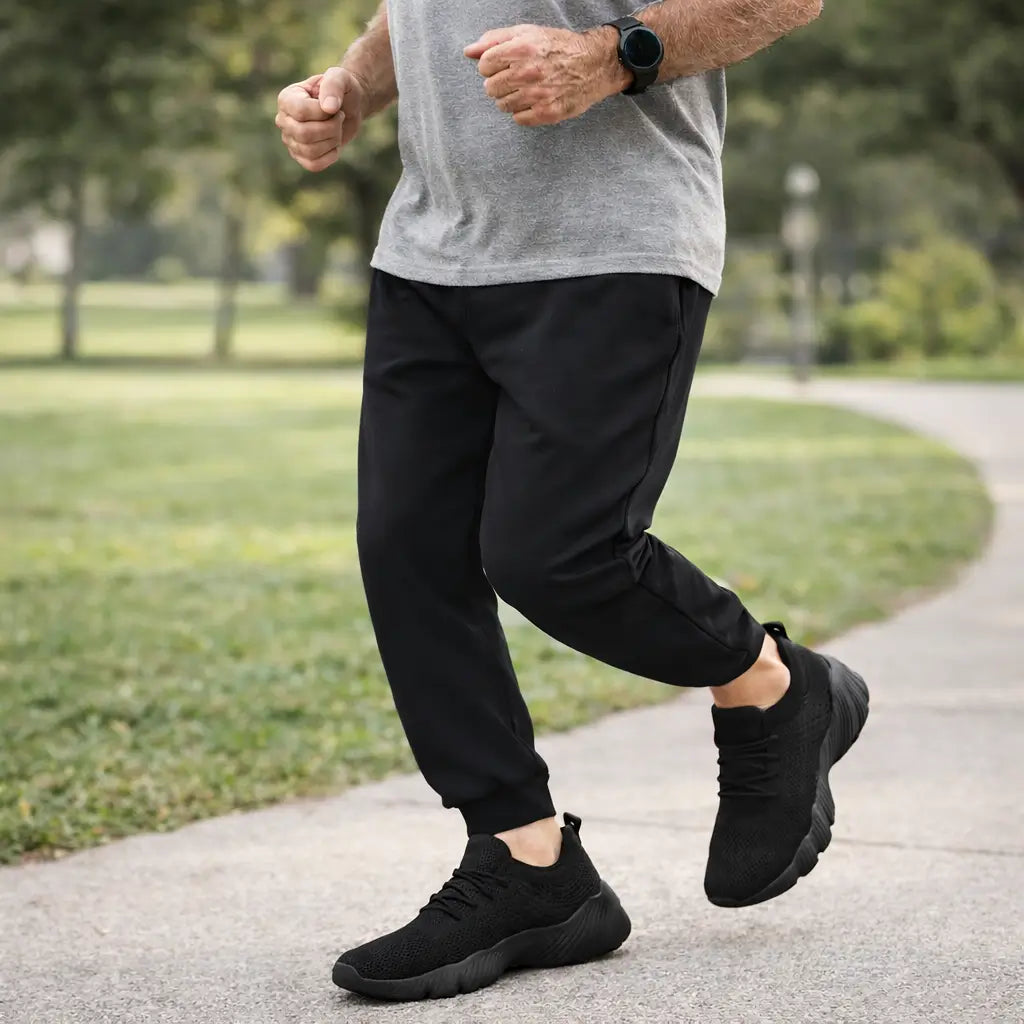 Orthopädische Sneaker mit breiter Zehenbox und Gelpolster
