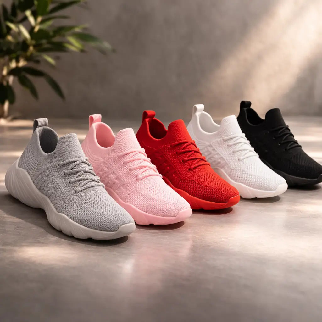 Orthopädische Sneaker mit breiter Zehenbox und Gelpolster