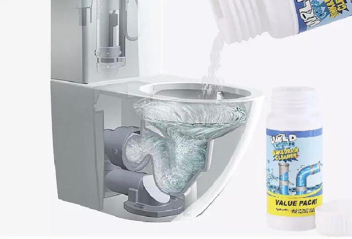 Abflussreiniger für Rohre Toiletten - Verstopfungen lösen 100g