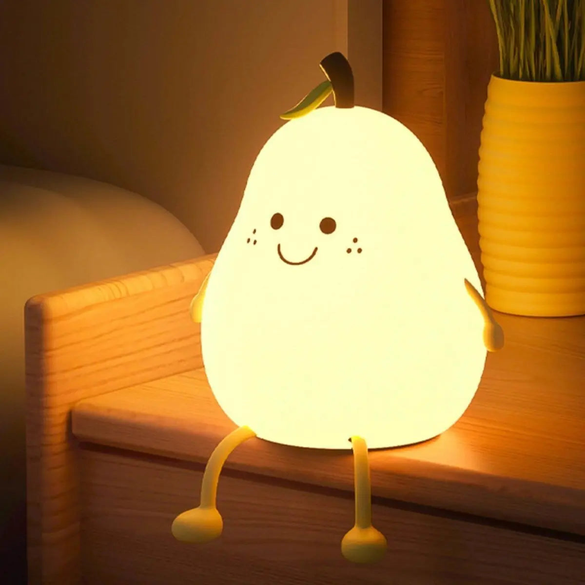 LED Nachtlicht Kinder Silikon - USB aufladbar mit 7 Farben