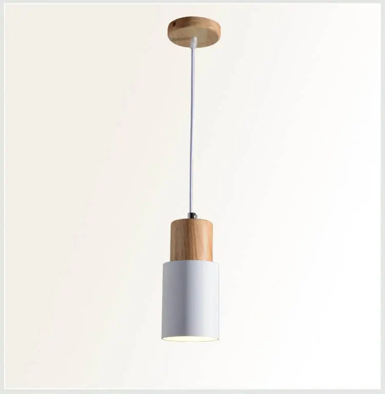 Moderne Pendelleuchte Metall Holz E26 Hängeleuchte Wohnzimmer Küche