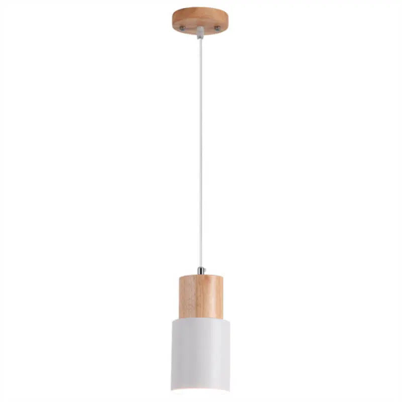 Moderne Pendelleuchte Metall Holz E26 Hängeleuchte Wohnzimmer Küche