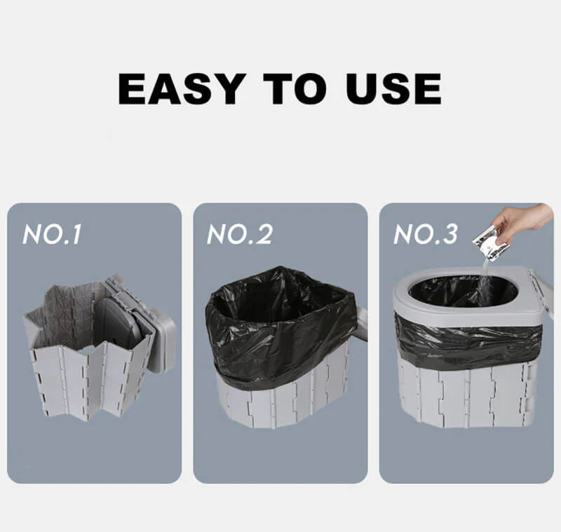 Faltbare Campingtoilette – Leichte Outdoor-Toilette für Camping & Reisen