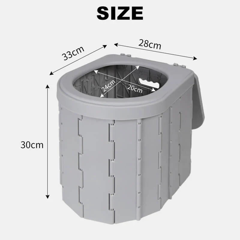 Faltbare Campingtoilette – Leichte Outdoor-Toilette für Camping & Reisen