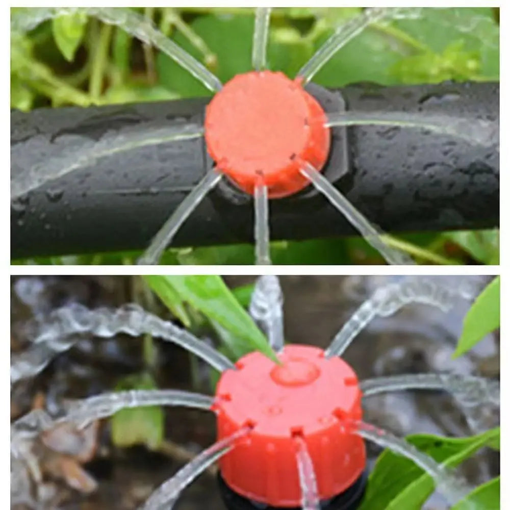 Tropfbewässerung Düsen mit 360° Drehung - 50 Stück Set für Garten