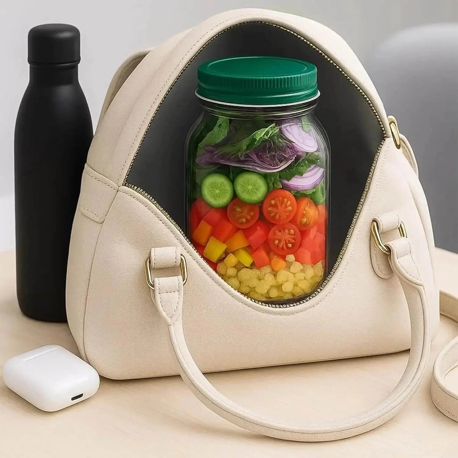 Salatbox Auslaufsicher BPA-frei - 700ml Lunchbox mit Schraubdeckel