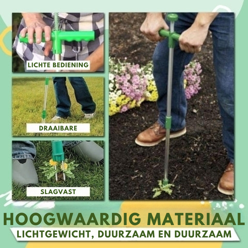 Unkrautstecher Rückenschonend - Wurzelentferner Gartenwerkzeug 100cm