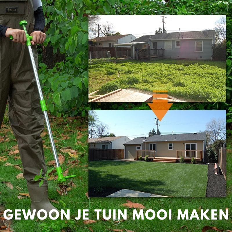 Unkrautstecher Rückenschonend - Wurzelentferner Gartenwerkzeug 100cm