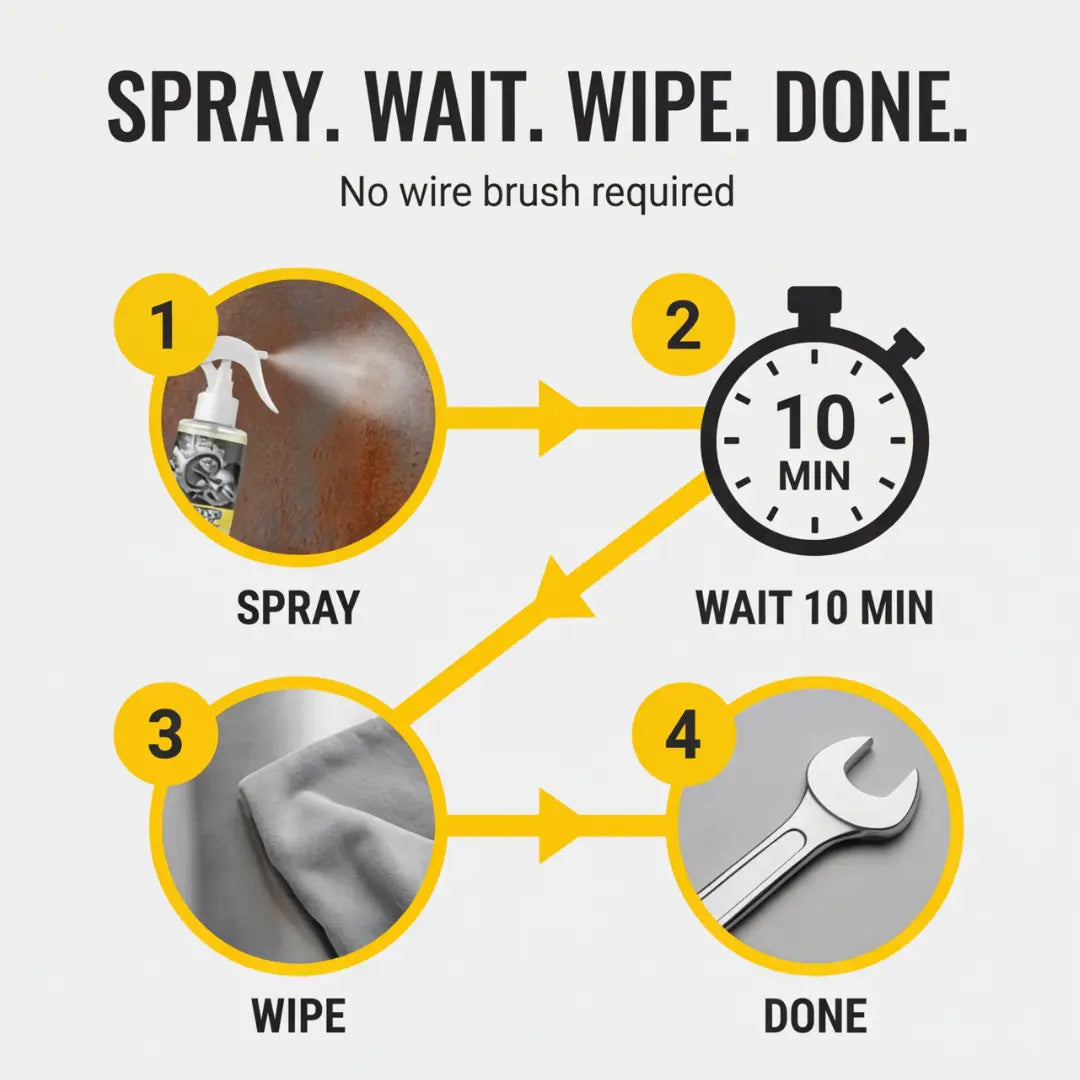 Spray 100ml für Metall ohne Schrubben