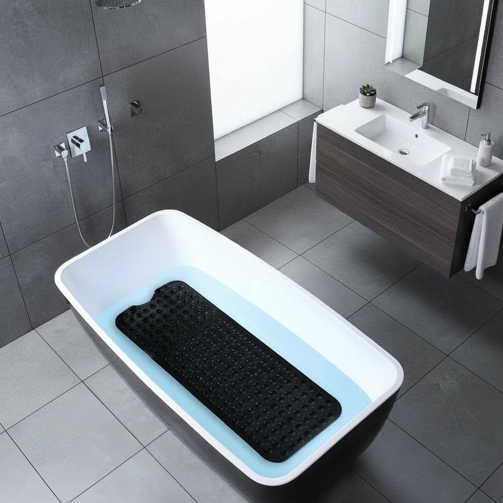 Badewannenmatte rutschfest – 200+ Saugnäpfe für sichere Badewanne