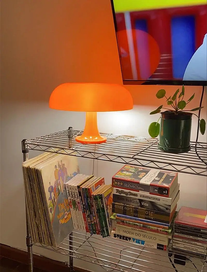 Tragbare Pilzlampe mit LED – kabellos und stimmungsvoll