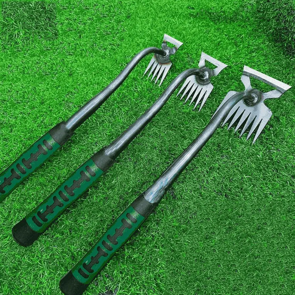 Handrechen mit Stahlzinken – Ergonomisches Gartenwerkzeug