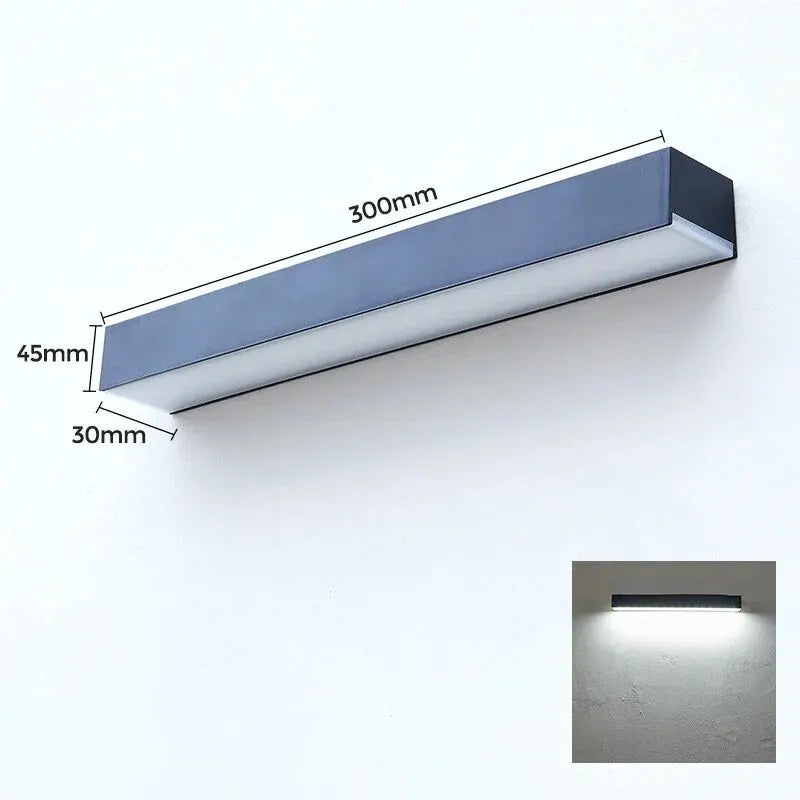 Solar Wandleuchte Außen mit 16 LEDs – Warm- und Kaltweiß