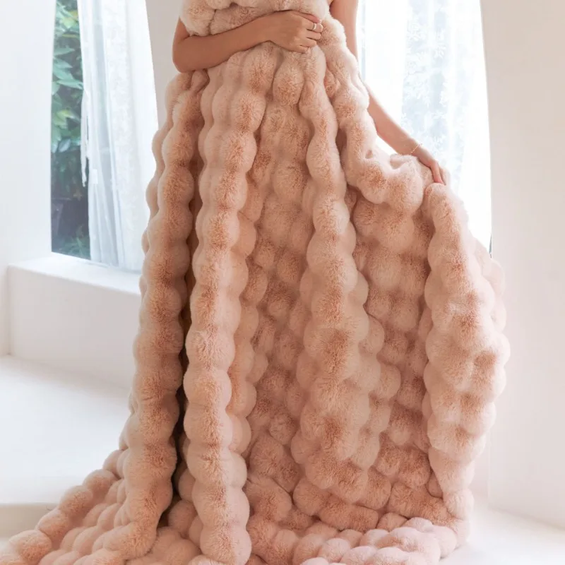 Extra dicke Flauschdecke für Sofa und Bett – Warme Winterdecke