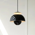 Retro Deckenleuchte aus poliertem Metall im Art-Déco-Stil