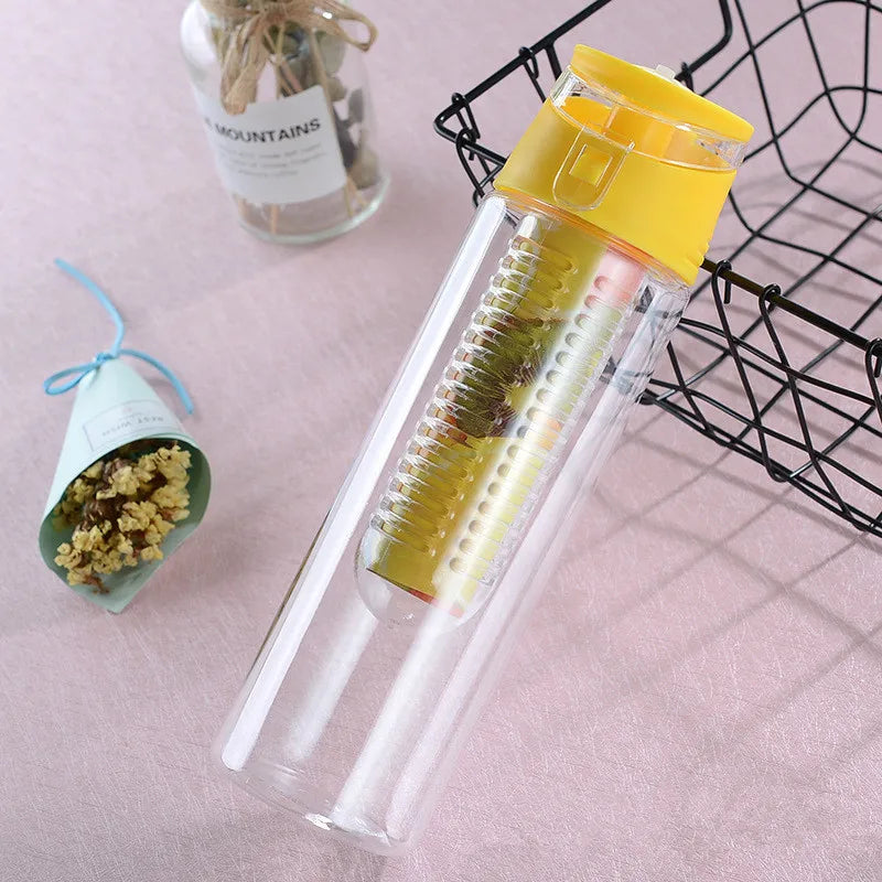 Trinkflasche mit Fruchtinfuser – 700 ml, BPA-frei, für Sport & Alltag