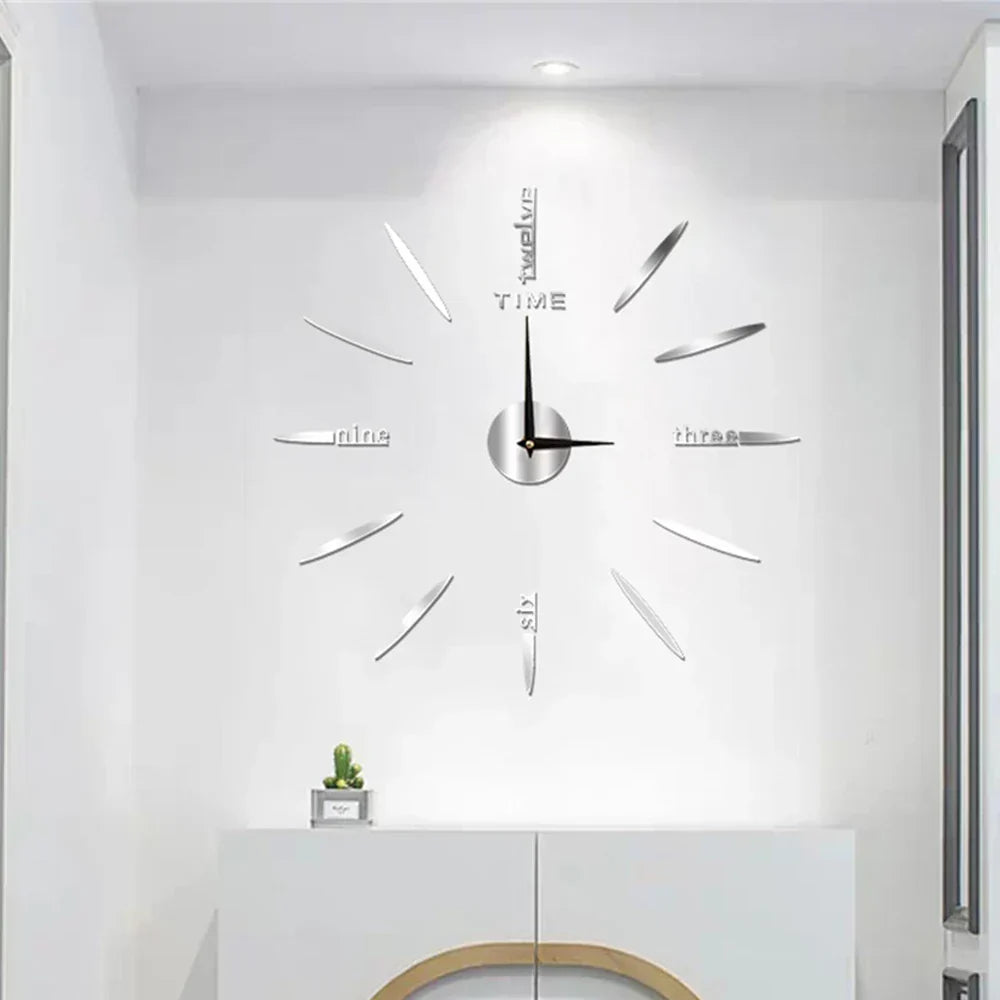 Selbstklebende 3D-Wanduhr aus Acryl – Modern und individuell