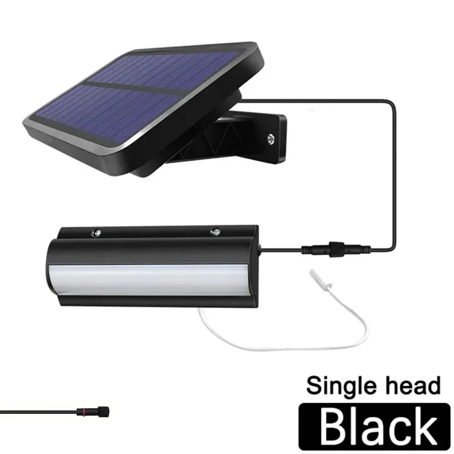 Solar Pendelleuchte Innen & Außen mit Zugschalter IP65 wasserdicht