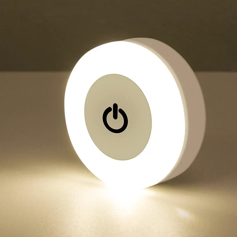 Aufladbares LED Nachtlicht mit Touchsteuerung und Magnetbefestigung