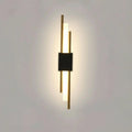LED Wandleuchte Metall Acryl mit 3 Lichtfarben einstellbar