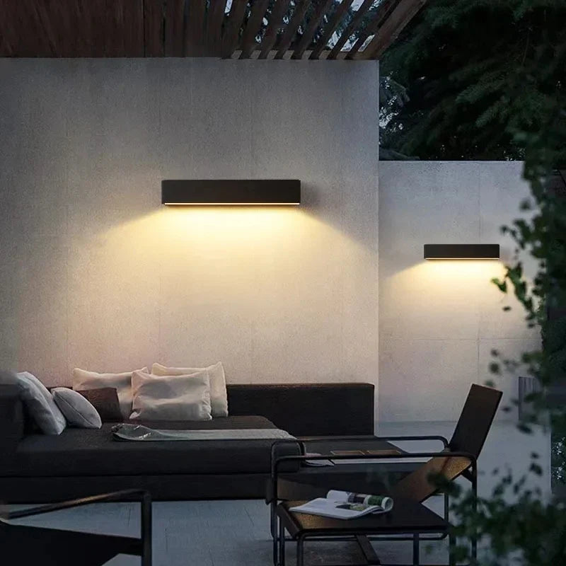 Solar Wandleuchte Außen mit 16 LEDs – Warm- und Kaltweiß