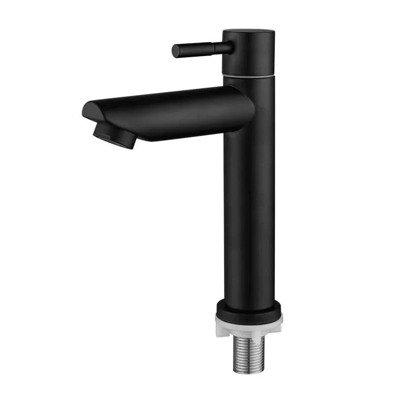 Einhebel-Badezimmerhahn aus Edelstahl – modernes Design