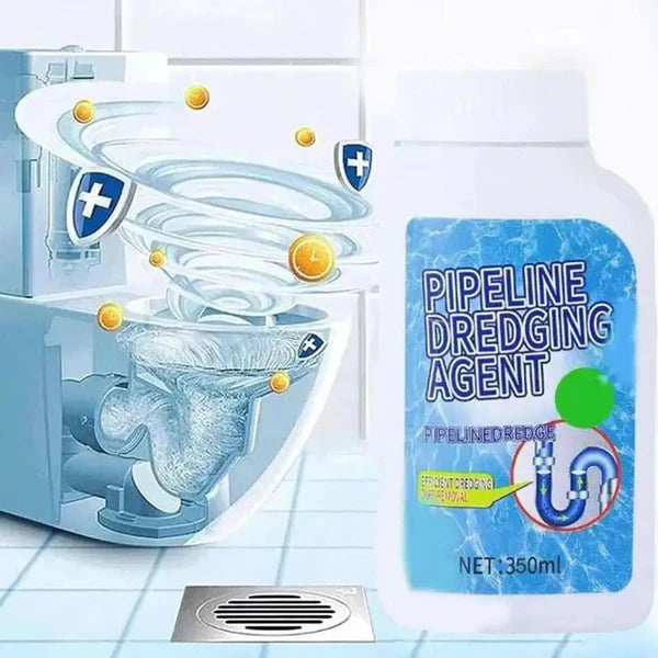 Abflussreiniger Pulver 350g für Küche Bad - Rohrreiniger gegen Verstopfung