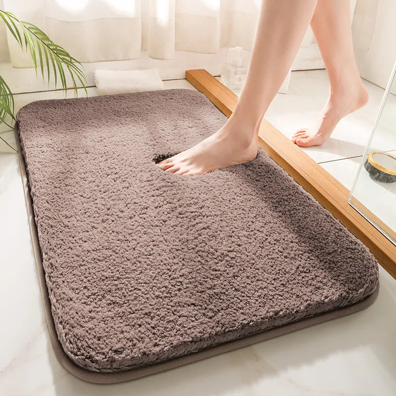 Badezimmermatte aus Mikrofaser – rutschfest und extra weich
