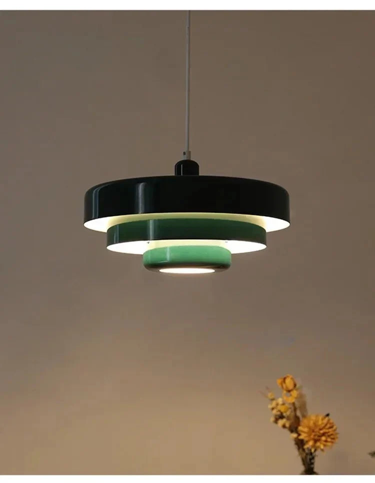 Minimalistische Pendelleuchte im nordischen Design mit Macaron-Farben