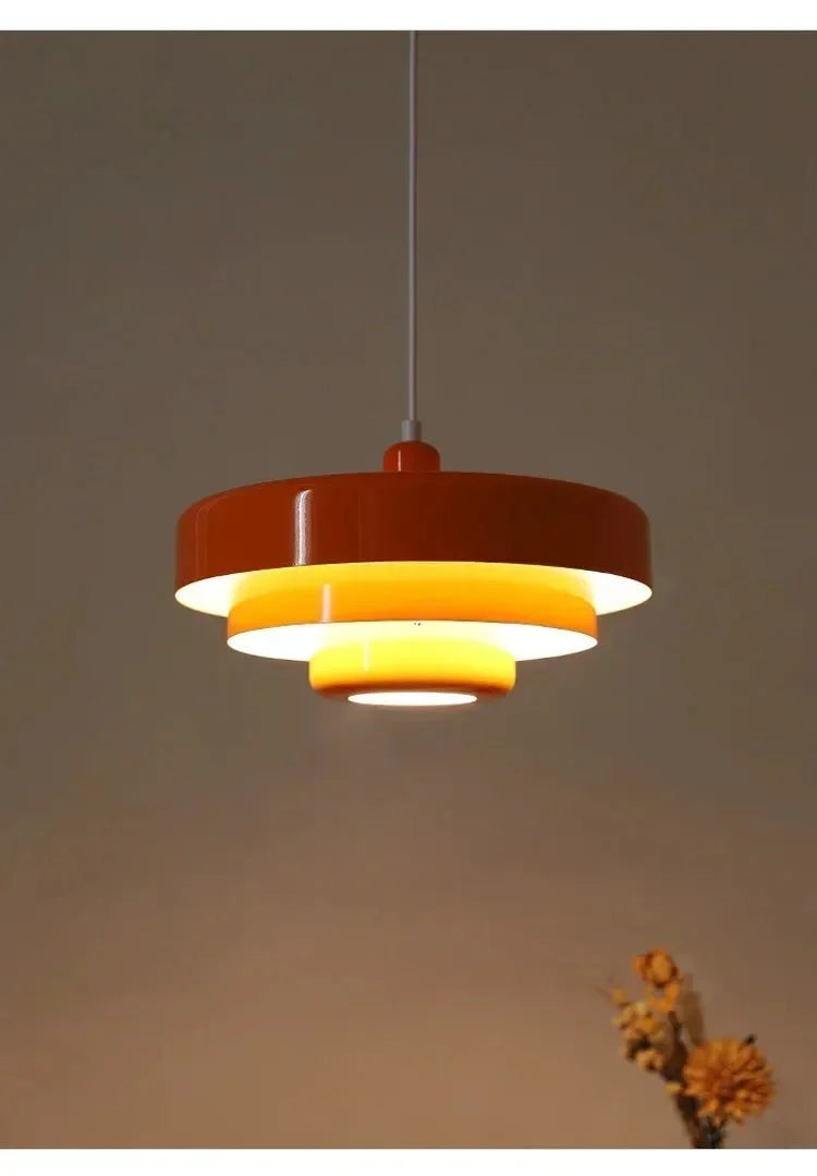 Minimalistische Pendelleuchte im nordischen Design mit Macaron-Farben