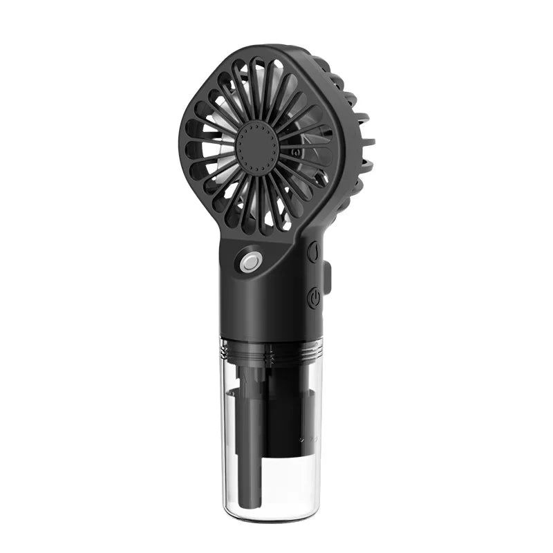 Mini Ventilator mit Sprühfunktion - USB aufladbar & mobil