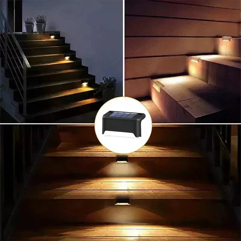 Stufenleuchten 8er Set LED Außenbeleuchtung für Garten Treppe