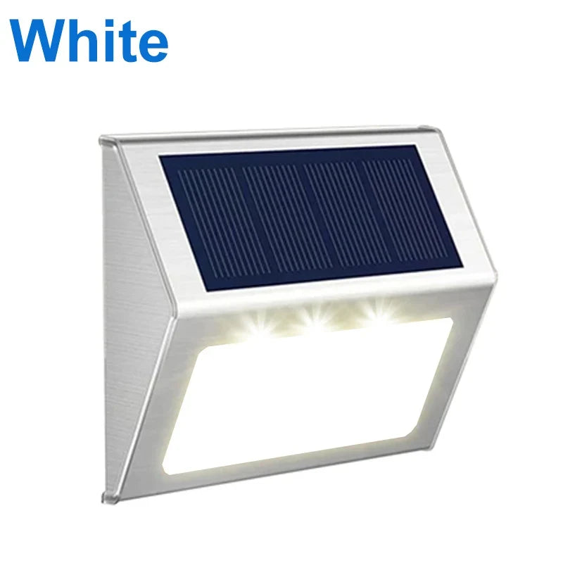 Solar Stufenleuchte Edelstahl – Kabellose LED-Außenbeleuchtung