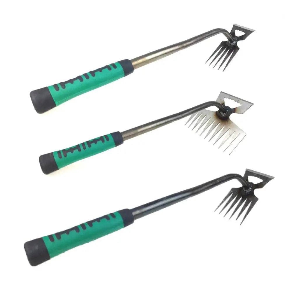 Handrechen mit Stahlzinken – Ergonomisches Gartenwerkzeug