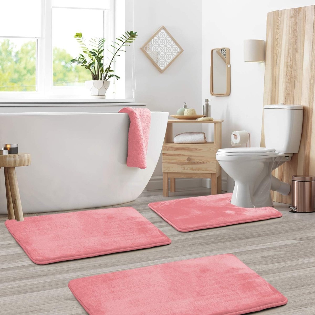 Memory Foam Badezimmermatte Set – extra weich und schnelltrocknend