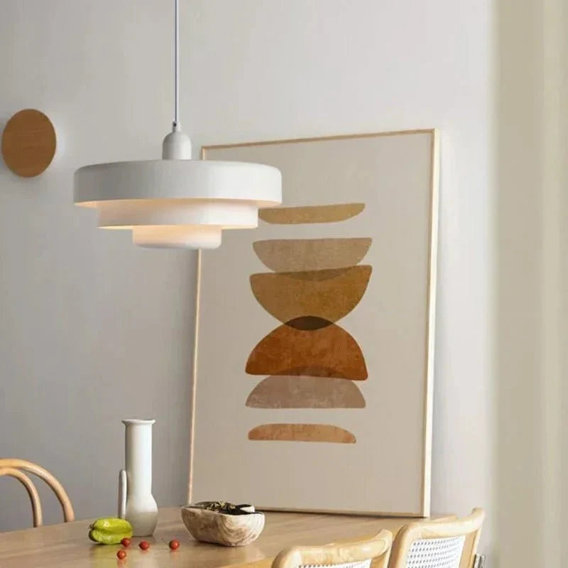 Minimalistische Pendelleuchte im nordischen Design mit Macaron-Farben