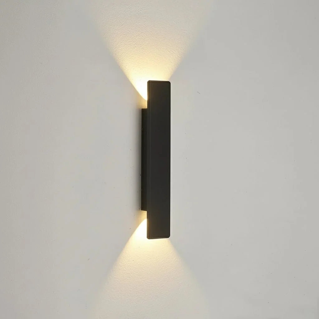 LED Außenwandleuchte aus Aluminium – wasserdicht für innen und außen
