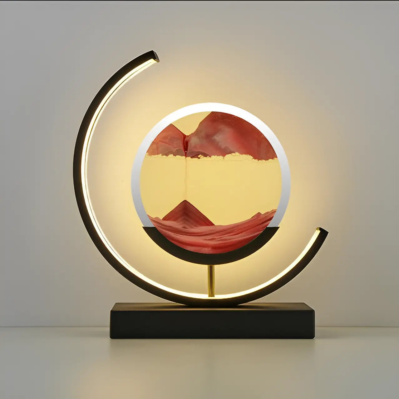 Sandlampe mit LED-Licht und Fernbedienung – dekorativ und stimmungsvoll