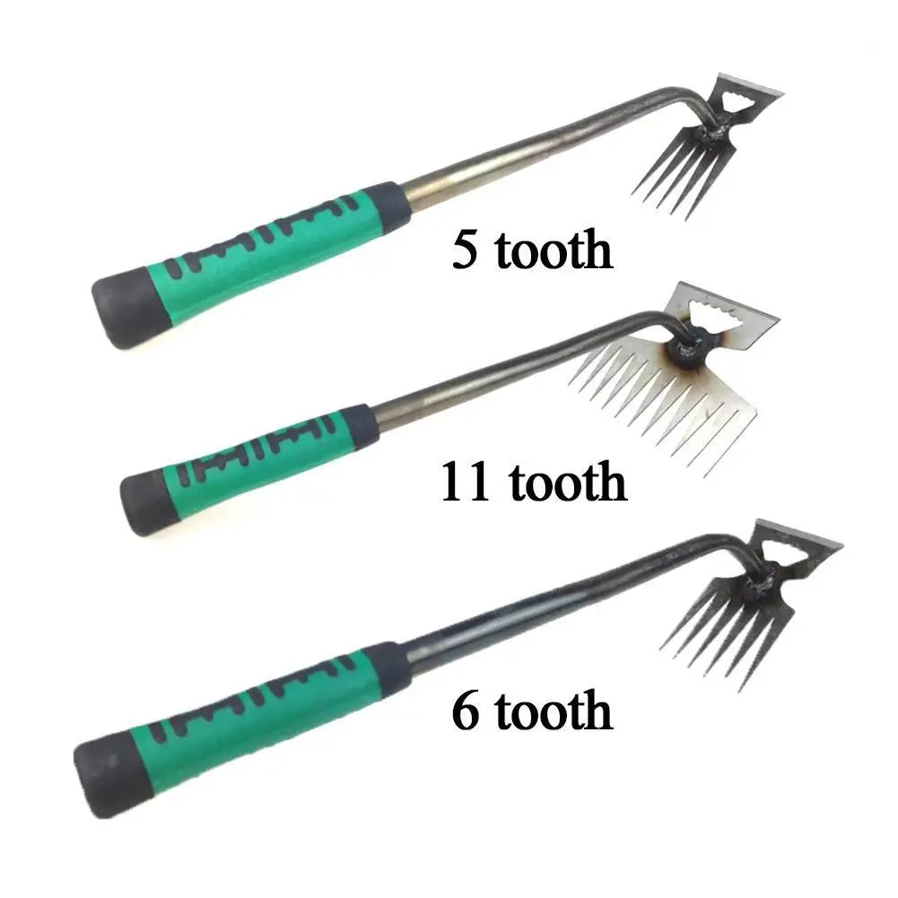 Handrechen mit Stahlzinken – Ergonomisches Gartenwerkzeug