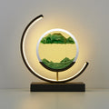 LED Tischlampe mit beweglichem Sand – Drehbare 3D Sandkunst Lampe