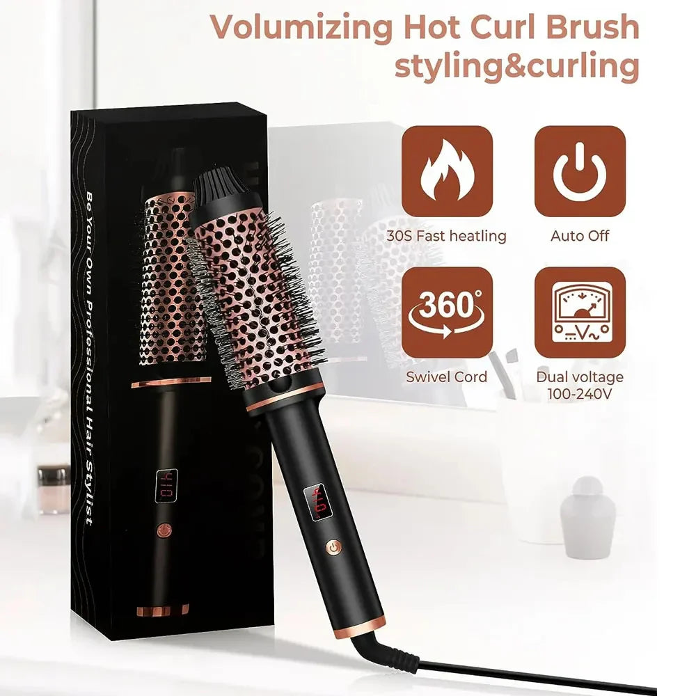 3-in-1 Haarstyler mit Ionen-Technologie - Glätten, Locken, Volumen