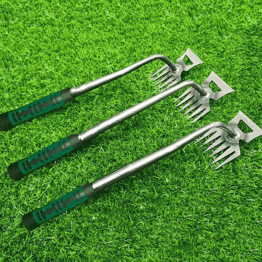 Handrechen mit Stahlzinken – Ergonomisches Gartenwerkzeug