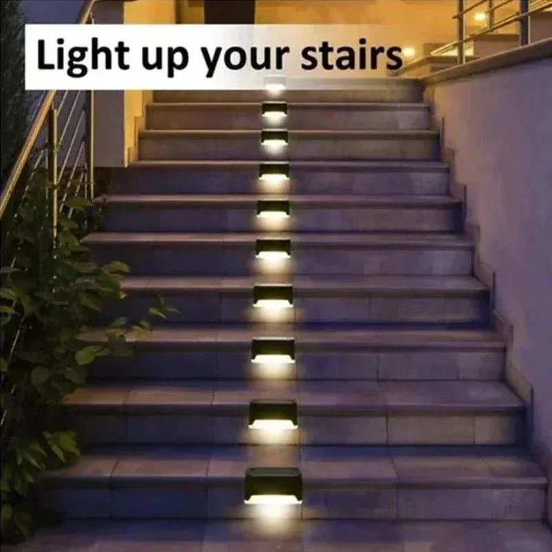 Stufenleuchten 8er Set LED Außenbeleuchtung für Garten Treppe