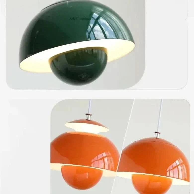 Retro Deckenleuchte aus poliertem Metall im Art-Déco-Stil