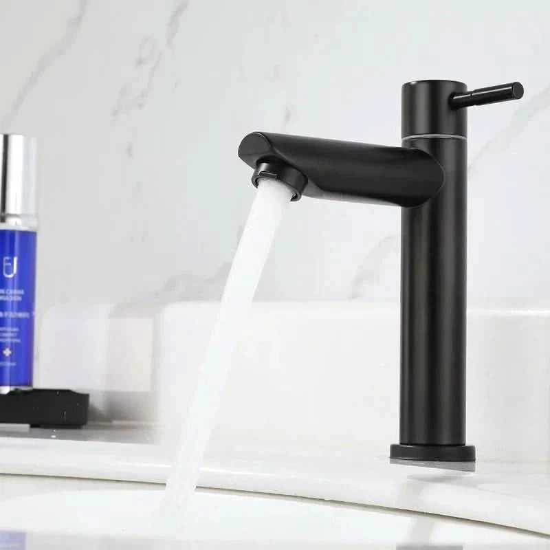 Einhebel-Badezimmerhahn aus Edelstahl – modernes Design