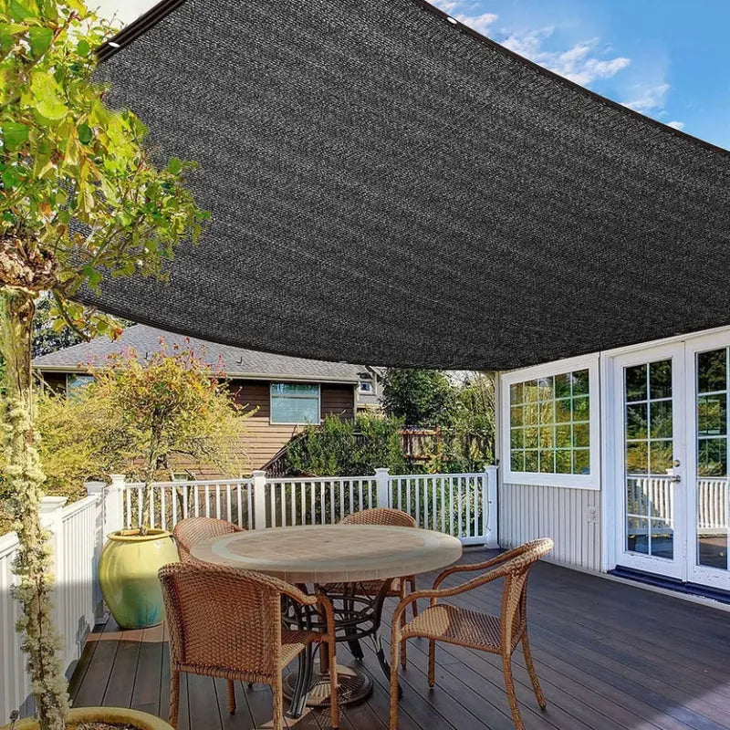 Sonnenschutz Netz HDPE - Schattiernetz für Garten Terrasse Balkon