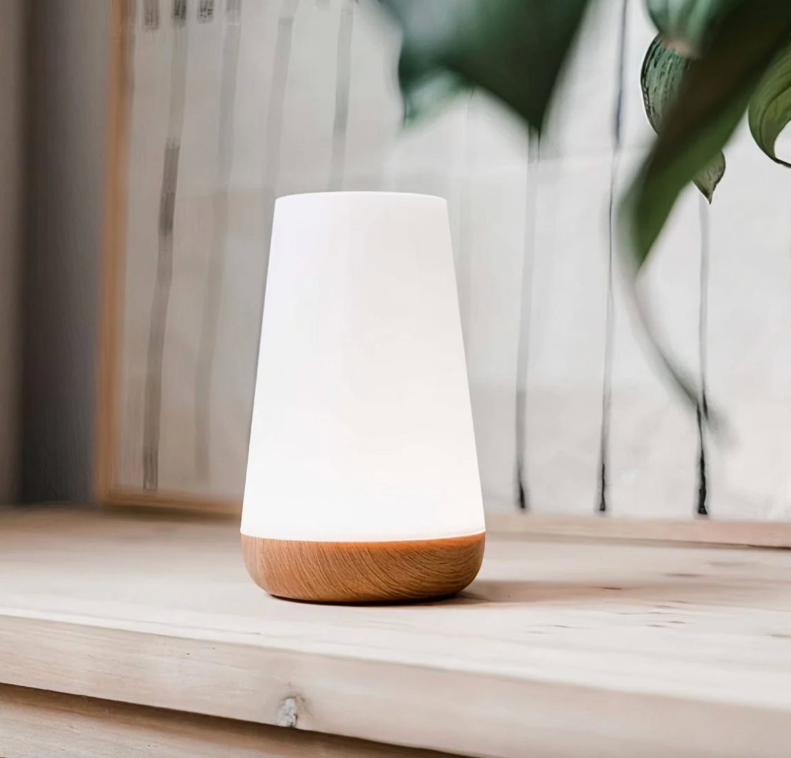 Kabellose LED Nachtlampe mit RGB Farbwechsel und Fernbedienung