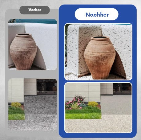 Wasserdichte Granitfarbe für Wände Böden Fliesen - Steinoptik Farbe